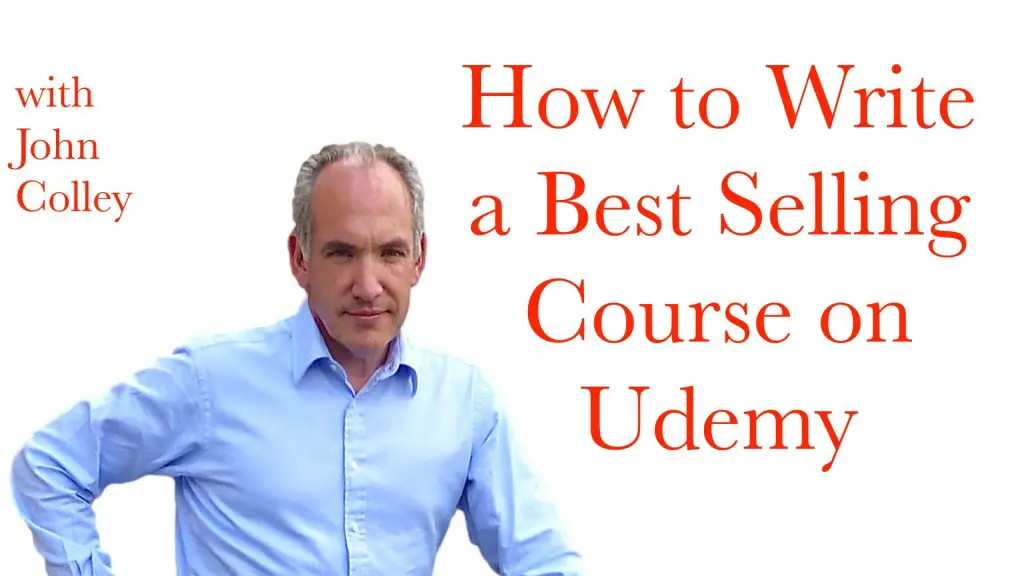 how to write a udemy course
